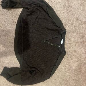 Women’s Brown and Green Sweater